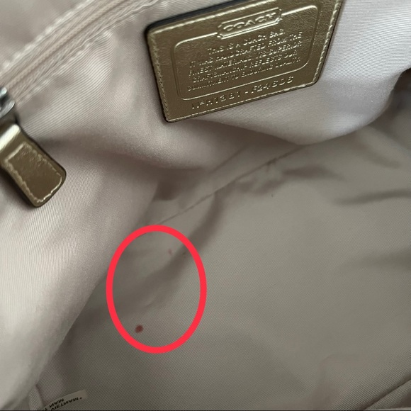 Coach Peyton Core Satchel Signature "C" Coated Canvas & Leather Handbag - Picture 5 of 8